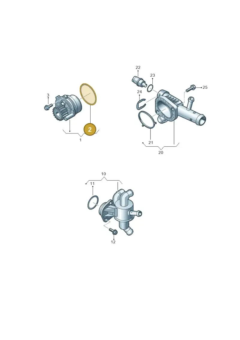 038121119 — Audi Q3 2.0 TDI (2014-2019) diagram 728121010, position 2