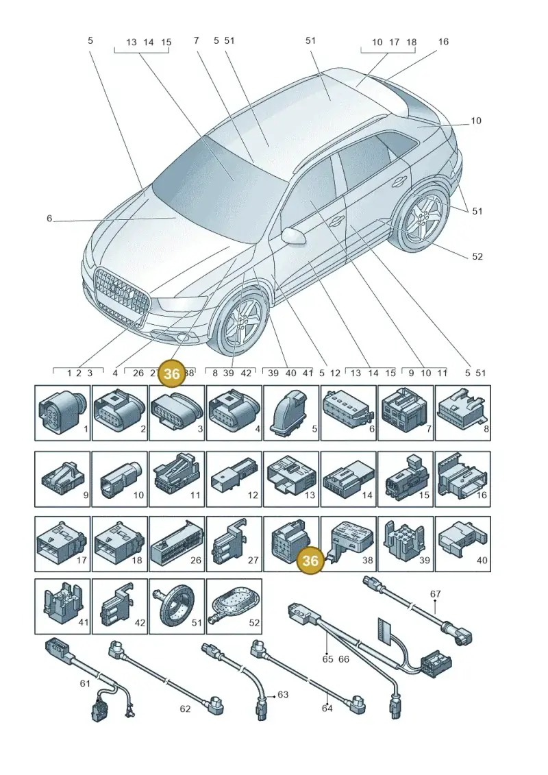038973721 — Audi Q3 1.4 (2016-) diagram 728971790, position 36