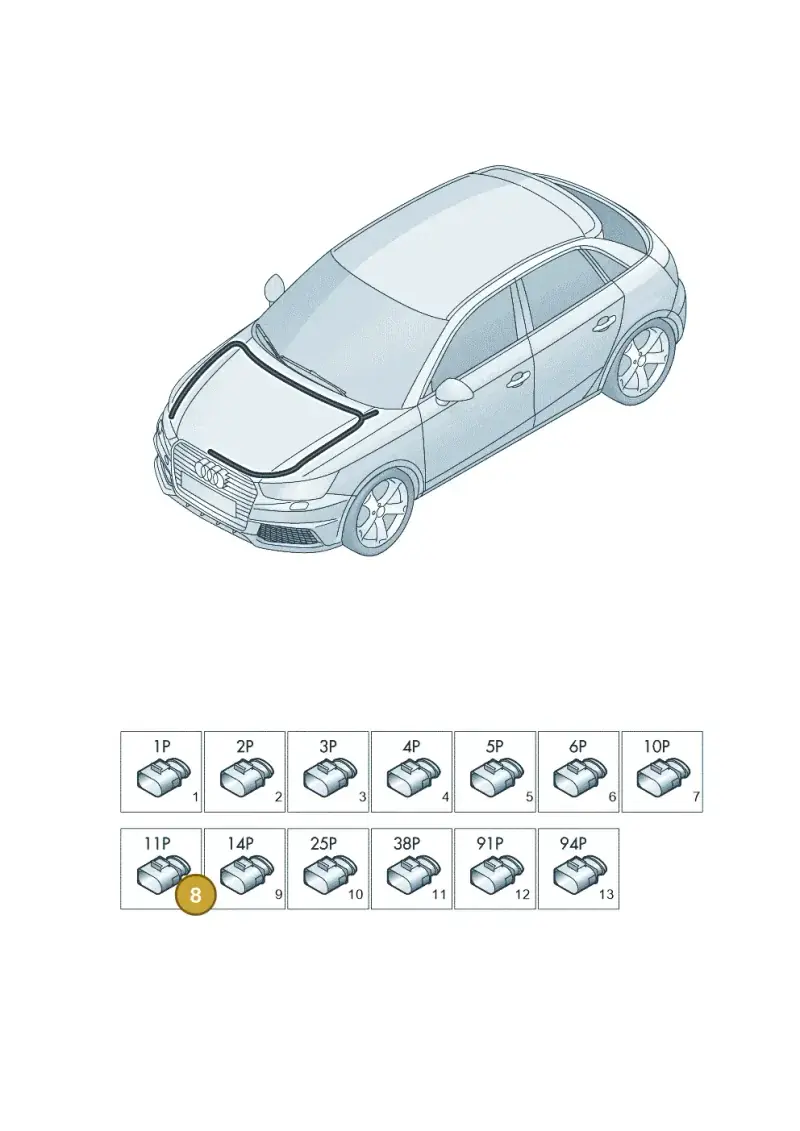 038973721 — Audi A1 Sportback (2014-2018) diagram 792971810, position 8