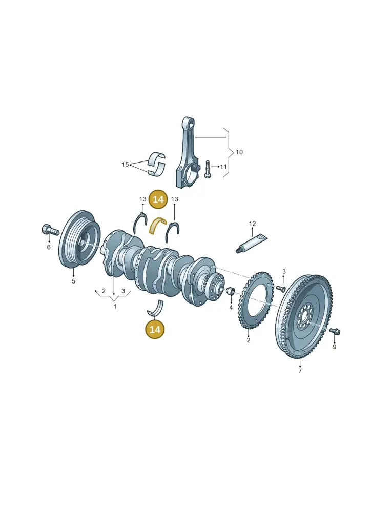 03H105561AROT — Audi Q6 (2022-) diagram 809105500, position 14