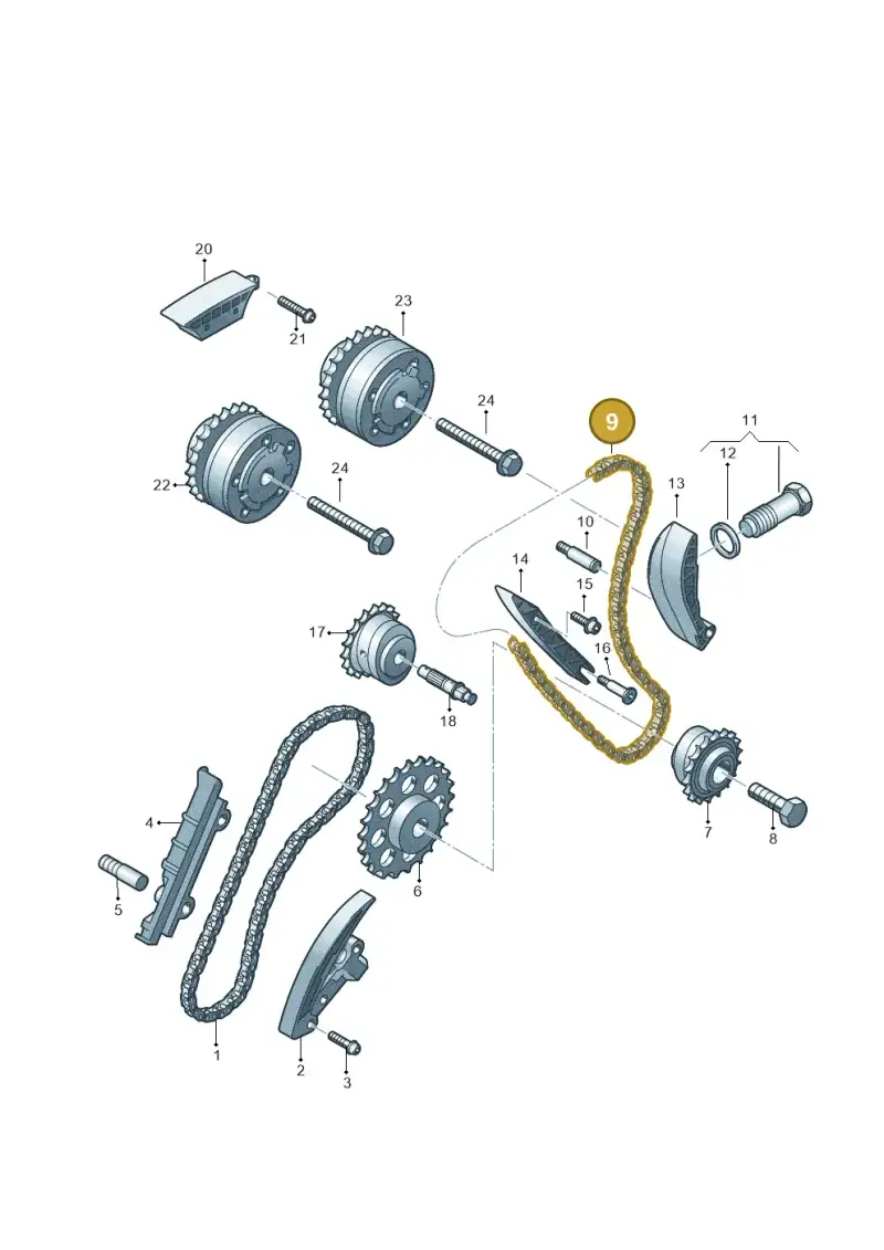 03H109503B — Audi Q6 (2022-) diagram 809109900, position 9