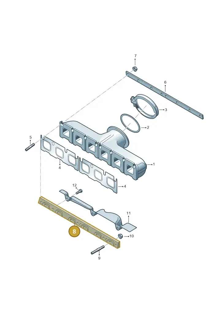 03H253451B — Audi Q6 (2022-) diagram 809253440, position 8