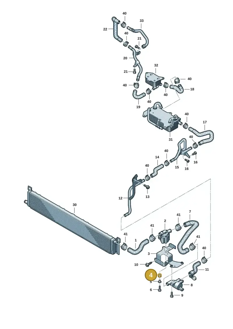 03L121275 — Audi RS6 Avant (2019-) diagram 538121006, position 4