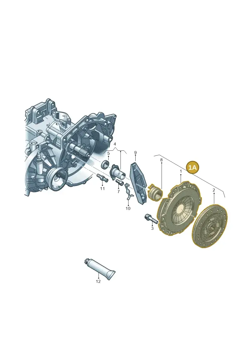 03L141015P — Audi A1 Sportback (2014-2018) diagram 201141400, position 1A