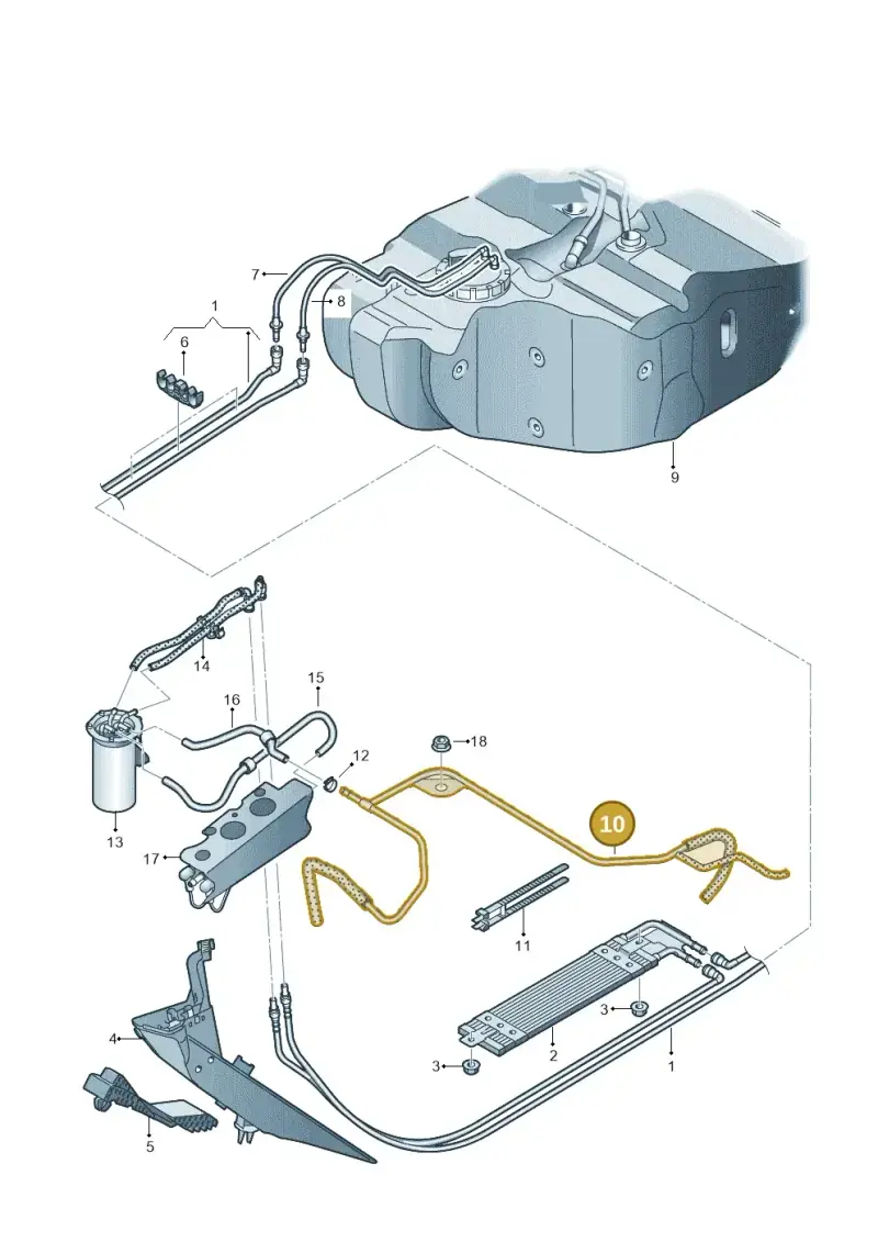 03L201360AC — Audi A3 Sportback (2008-2013) diagram 642201270, position 10