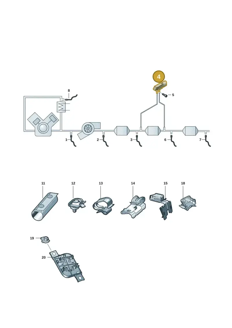03L906051D — Audi Q3 quattro (2018-2019) diagram 597906006, position 4