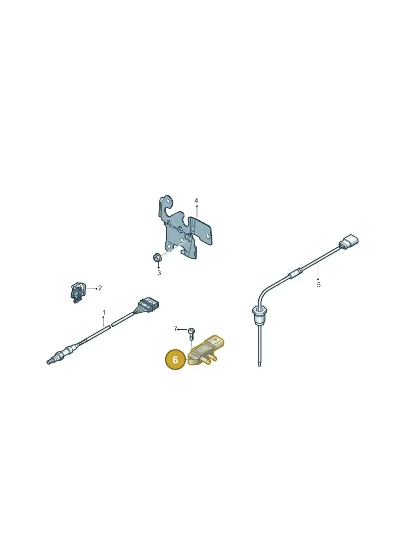 03L906051D — Audi A3 Sportback (2016-2020) diagram 890906080, position 6
