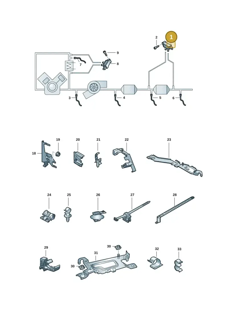 03L906051D — Audi A5 Sportback (2016-2020) diagram 897906008, position 1