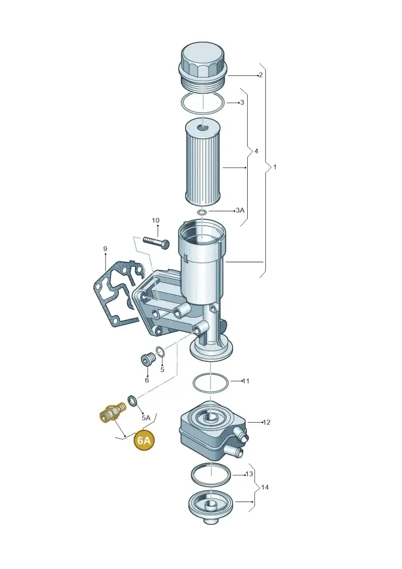 045115677A — Audi A4 Av. Allroad (2008-2016) diagram 194115600, position 6A