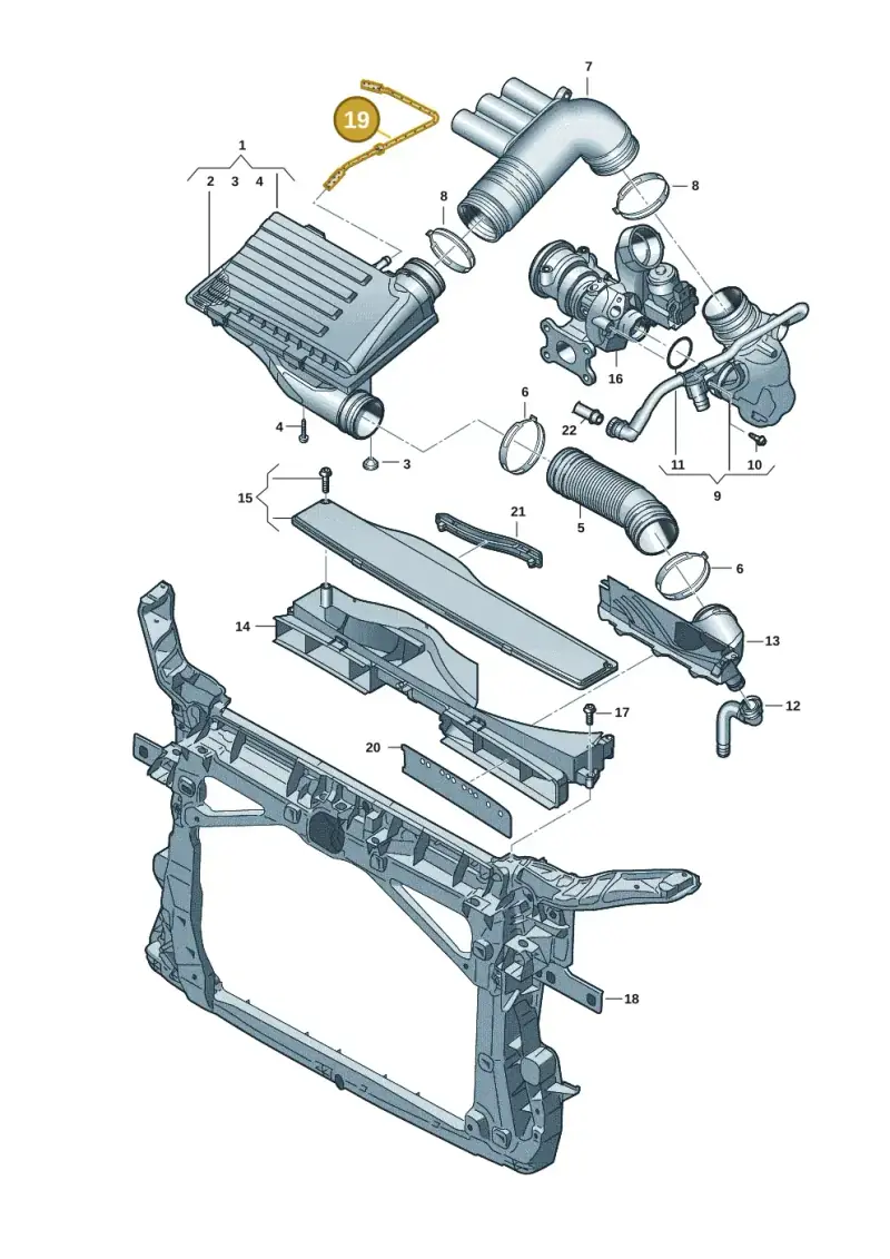 04E103560M — Audi A3 Sportback (2019-2021) diagram 596133515, position 19