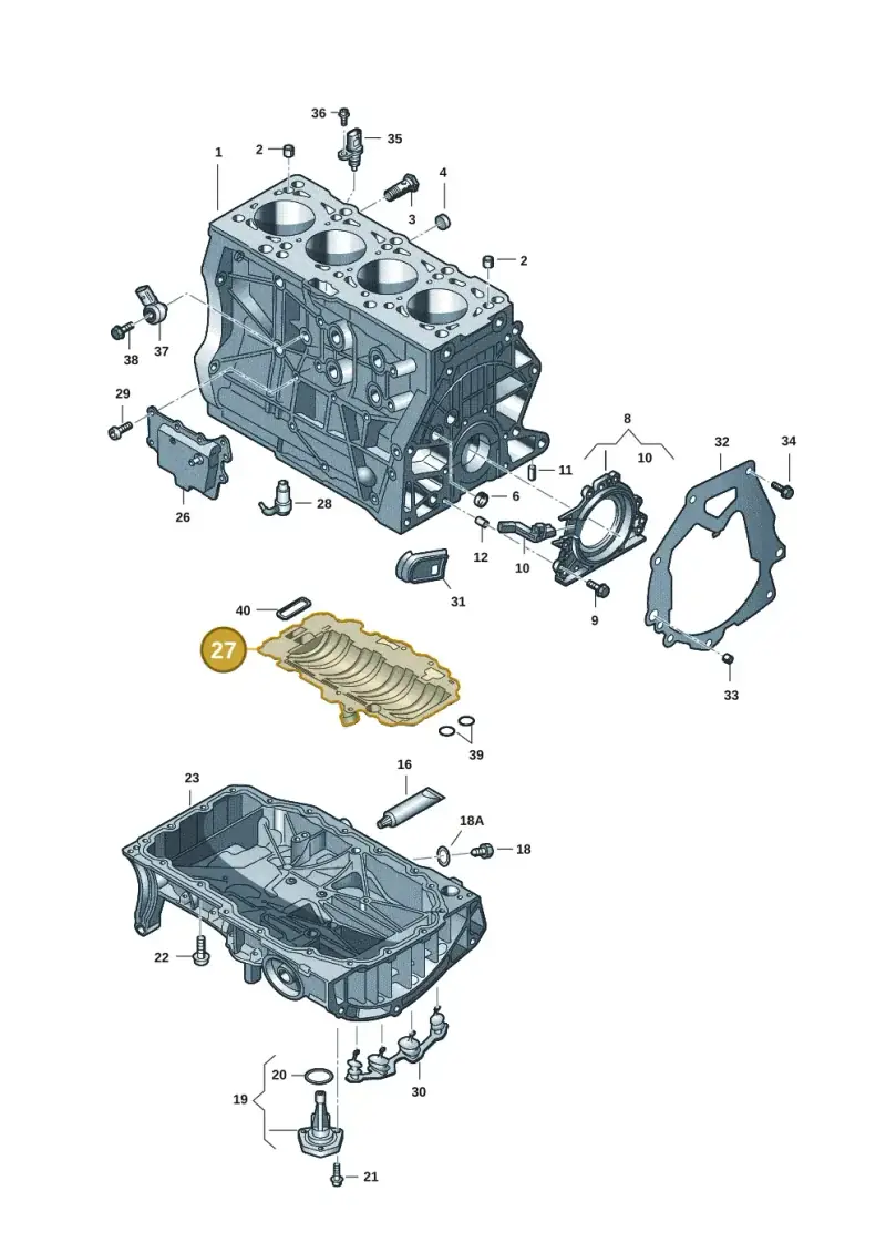 04E103623T — Audi A3 Sportback (2019-2021) diagram 890103151, position 27