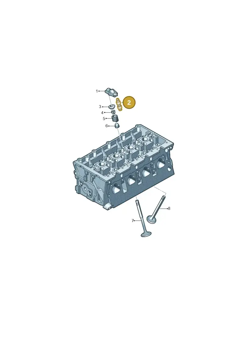 04E109423C — Audi Q3 quattro (2018-2019) diagram 708109150, position 2