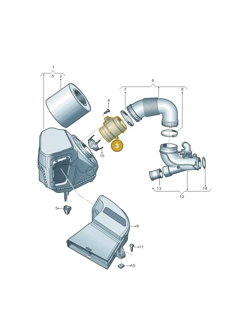 04E906461A — Audi Q5 (2016-2020) diagram 896129100, position 3