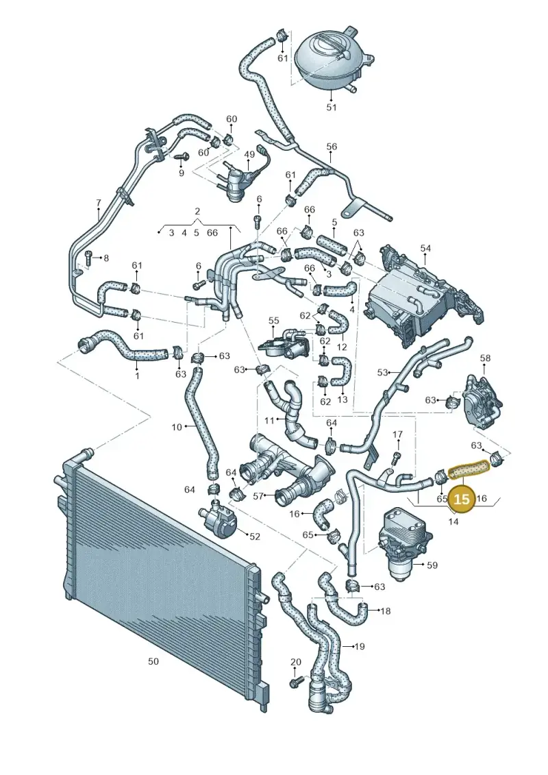 04L121058G — Audi Q3 quattro (2018-2019) diagram 745121540, position 15