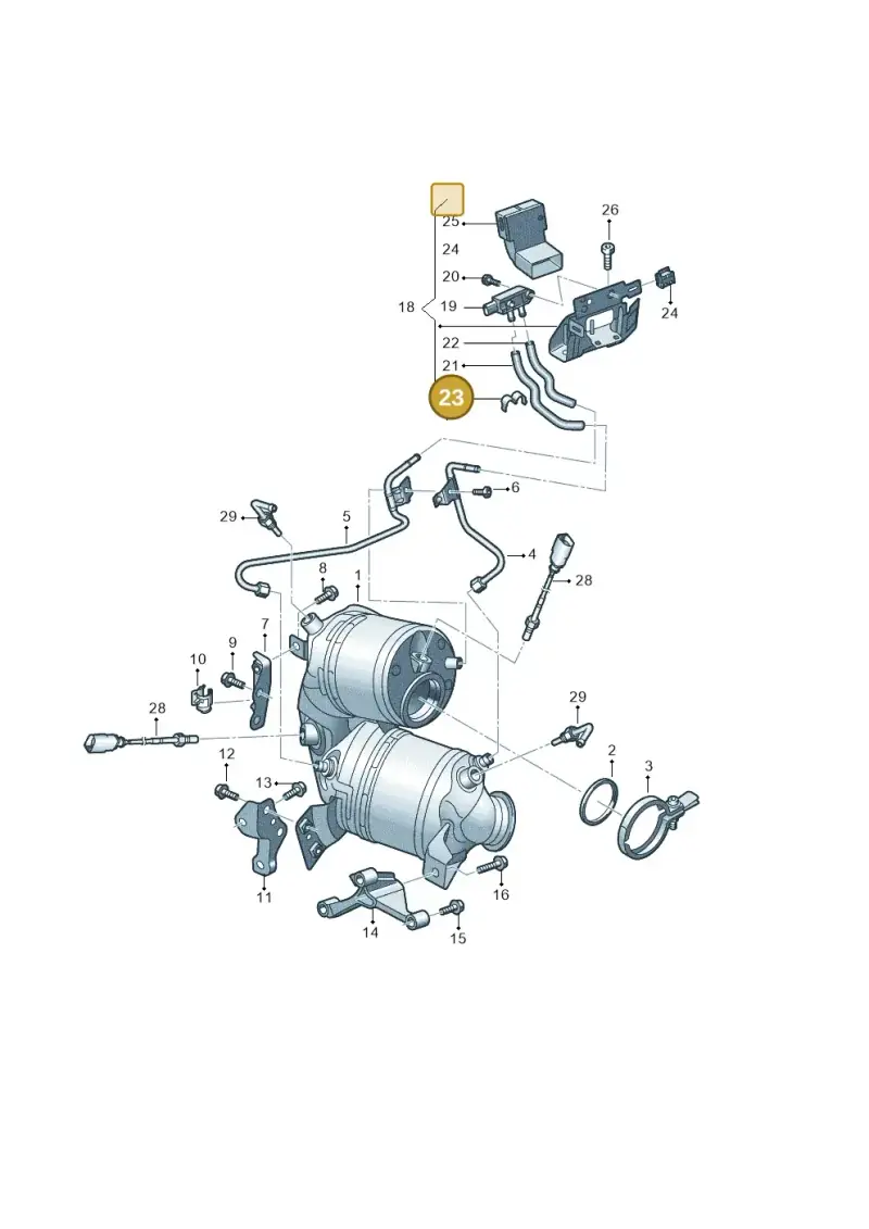 04L131213E — Audi A3 Sportback (2019-2021) diagram 803253020, position 23