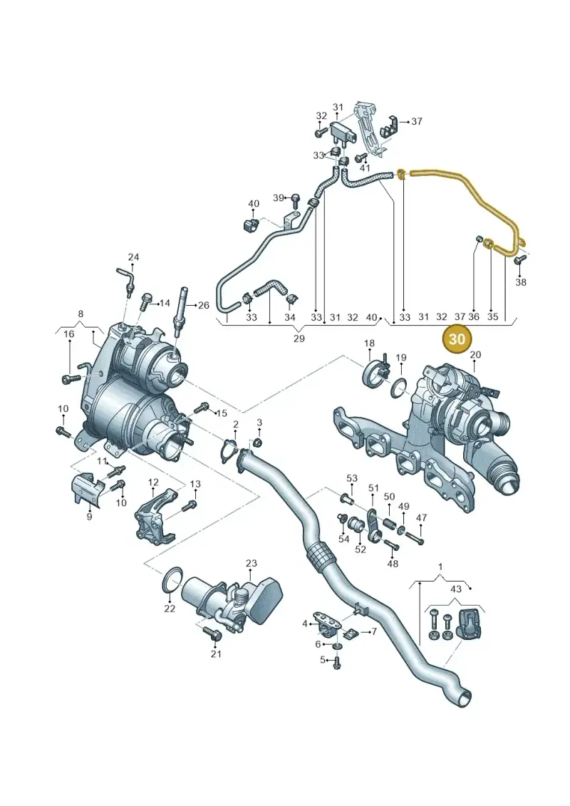 04L131552GF — Audi A5 Sportback (2016-2020) diagram 849253620, position 30