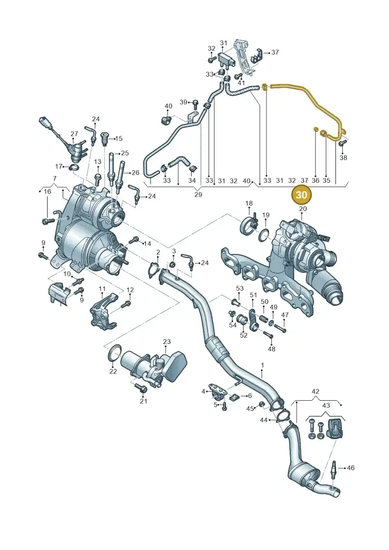 04L131552GF — Audi Q5 (2016-2020) diagram 896253650, position 30