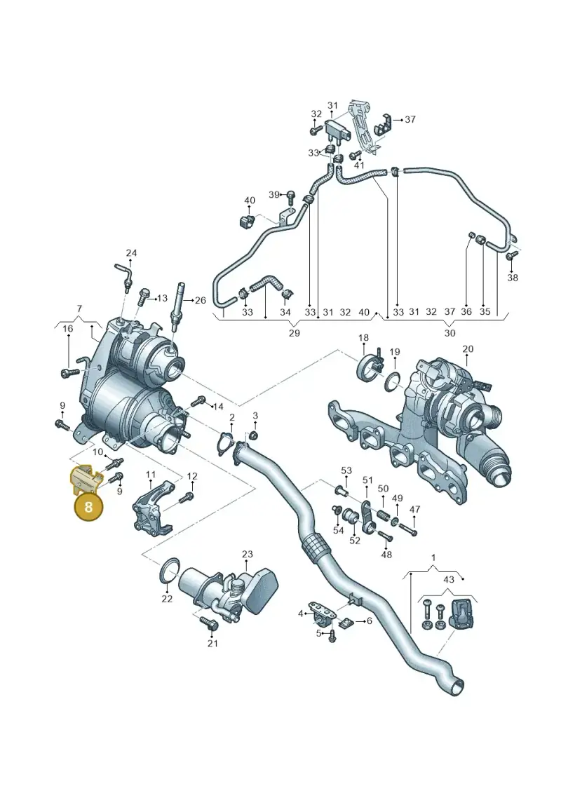04L131561E — Audi Q5 (2016-2020) diagram 896253620, position 8