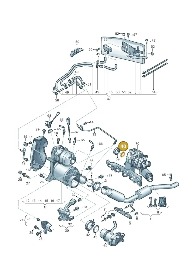 04L253115A — Audi Q3 quattro (2018-2019) diagram 597253650, position 40