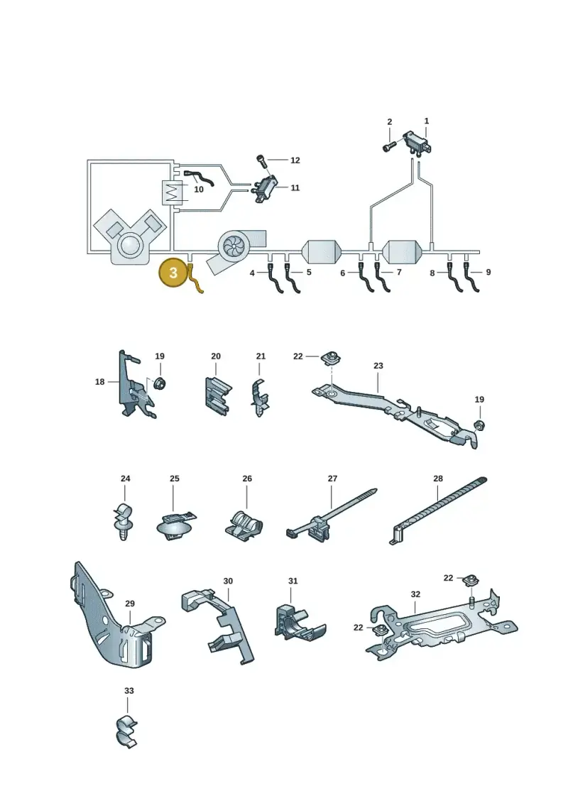 04L919529E — Audi A4 2.0 (2015-2019) diagram 849906008, position 3
