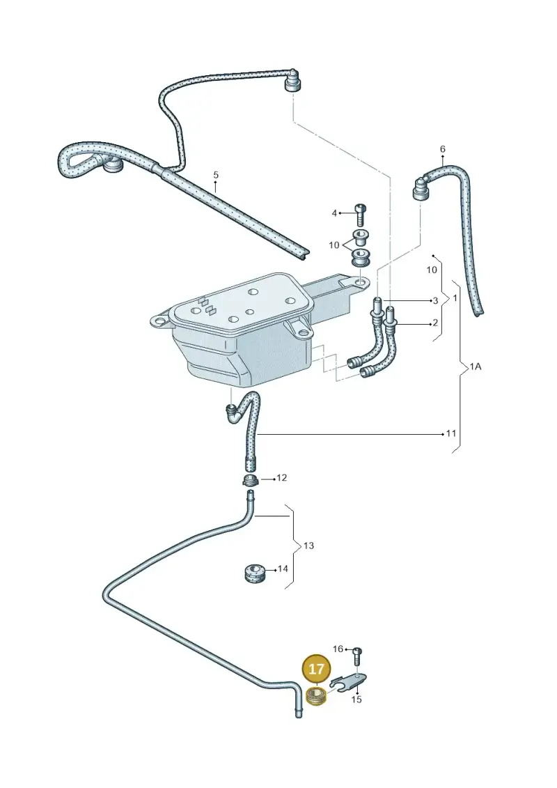 050129669 — Audi R8 qu. 5.2 (2012-2015) diagram 618201800, position 17