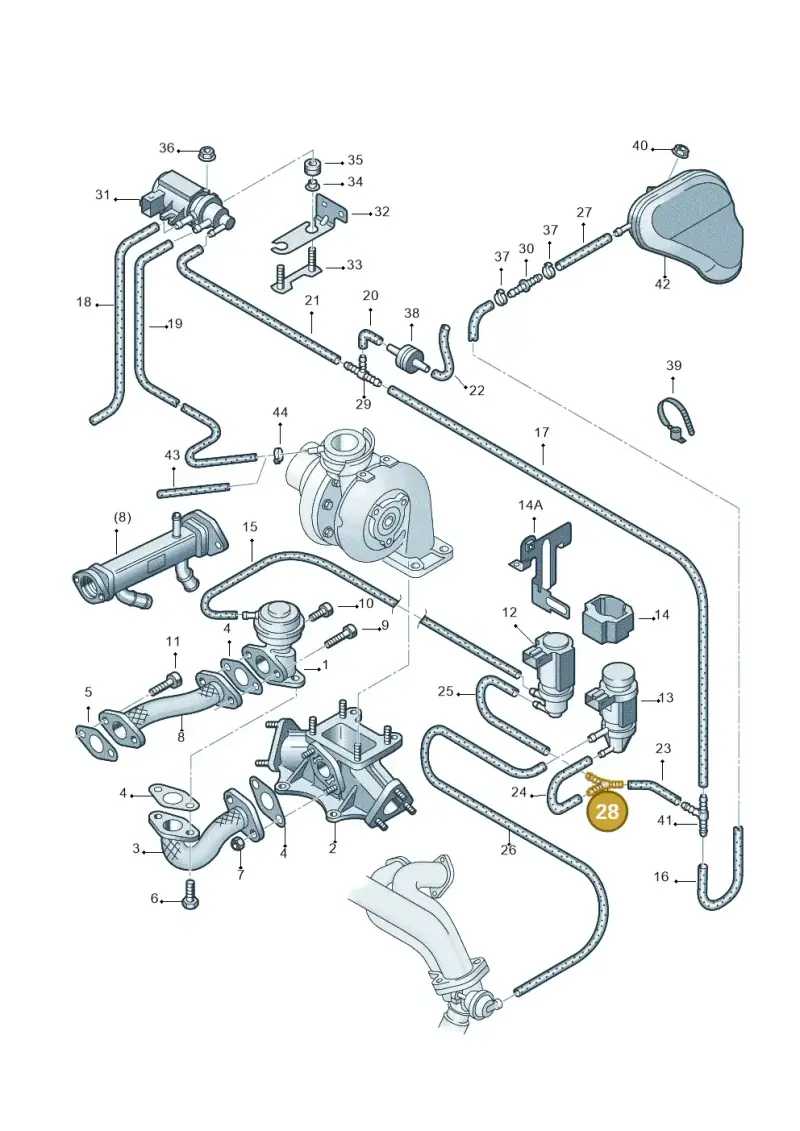 056129971 — Audi A4/S4/Av./qu.     05> (2005-) diagram 249131400, position 28