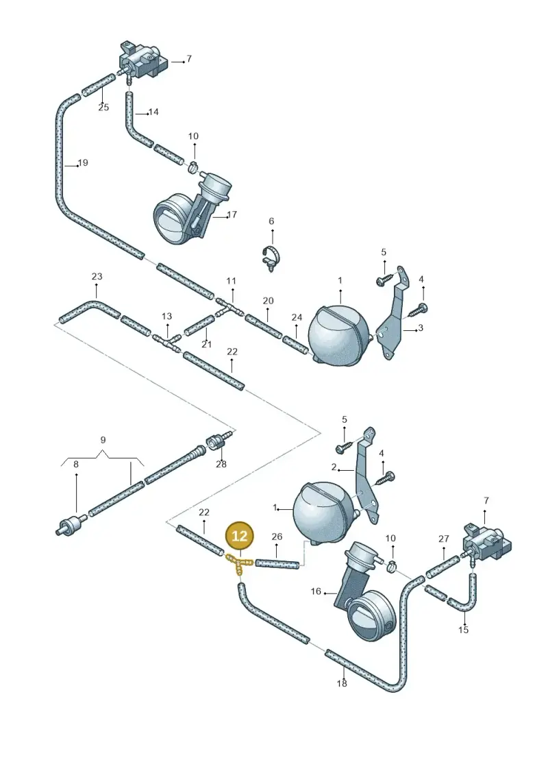 056129971 — Audi A8/S8/qu. lang    08> (2007-) diagram 291131450, position 12
