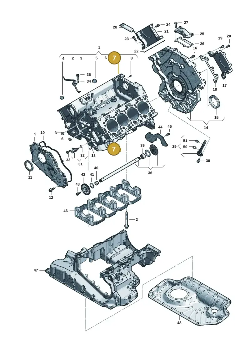 057103139 — Audi Q8 Quattro 3,0 (2018-) diagram 429103059, position 7