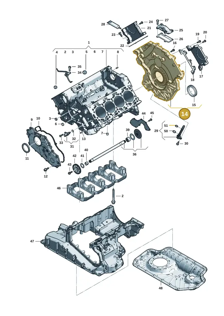 057103171AQ — Audi Q8 Quattro 3,0 (2018-) diagram 429103059, position 14