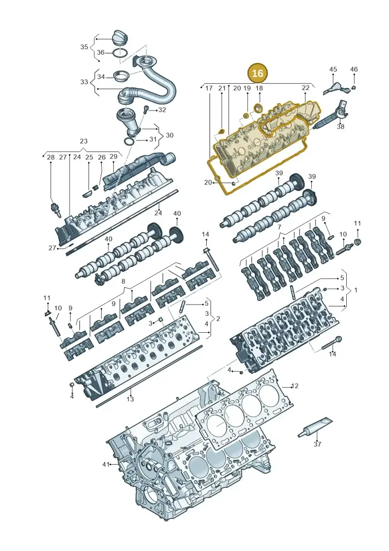 057103469AF — Audi Q8 Quattro 3,0 (2018-) diagram 429103062, position 16