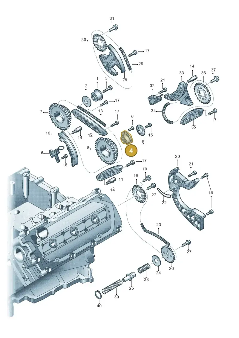 057109224B — Audi Q7 qu. 3.0 TDI (2009-2015) diagram 620109700, position 4