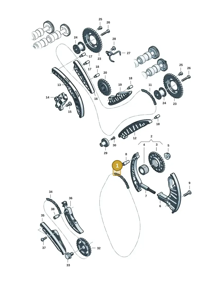 057109252D — Audi Q8 Quattro 3,0 (2018-) diagram 429109057, position 1
