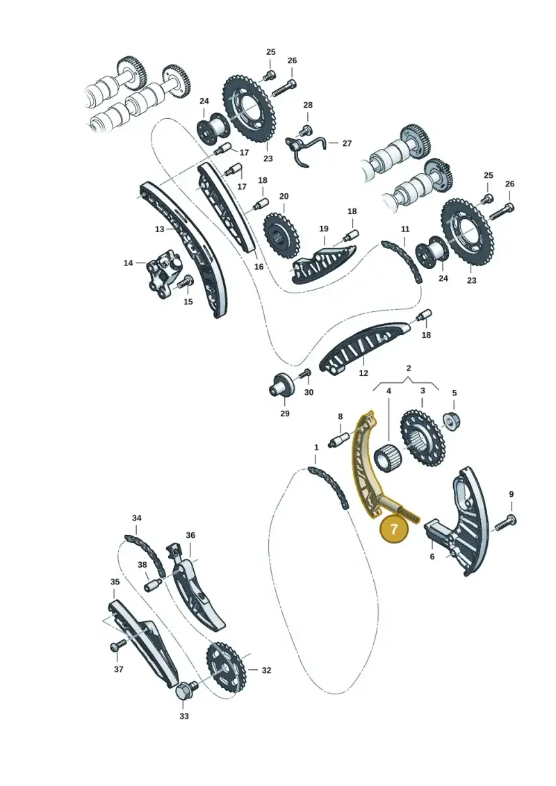 057109509F — Audi Q8 Quattro 3,0 (2018-) diagram 429109057, position 7