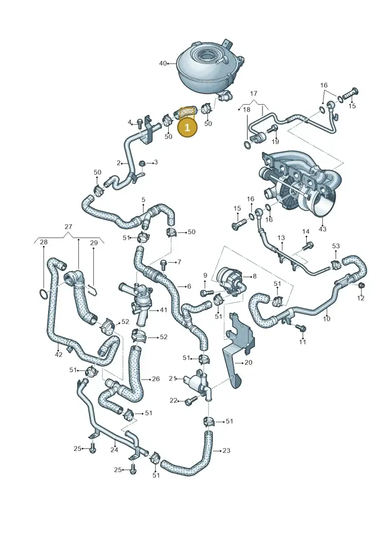 057121057C — Audi RS3 Sportback (2015-2016) diagram 858121310, position 1