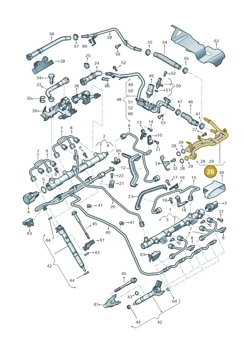 057130300CE — Audi Q8 Quattro 3,0 (2018-) diagram 439130060, position 26