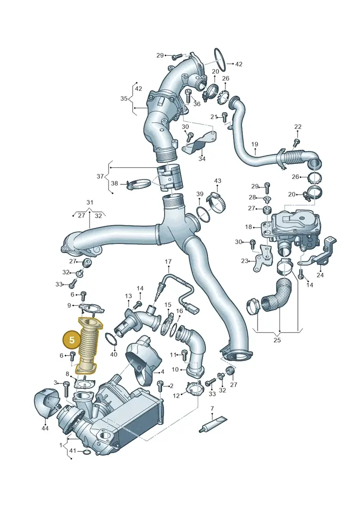 057131525AL — Audi Q8 Quattro 3,0 (2018-) diagram 859131350, position 5