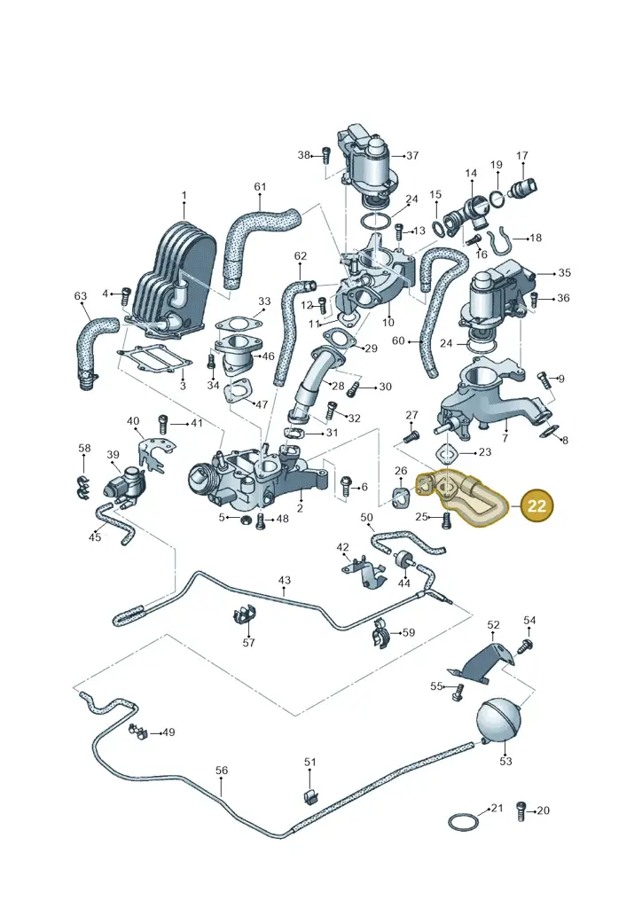 057131525Q — Audi A8/S8/qu. lang    08> (2007-) diagram 291131120, position 22