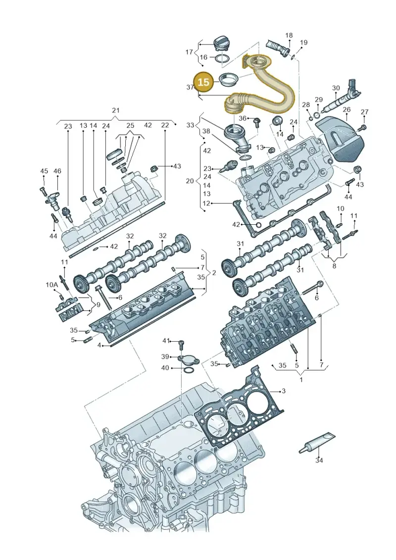 057133287C — Audi A6 Av. qu. 3.0 (2012-2018) diagram 859103550, position 15
