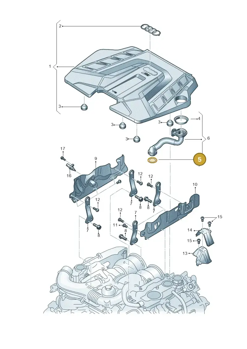057133287C — Audi RS Q8 Quattro (2019-) diagram 595103049, position 5
