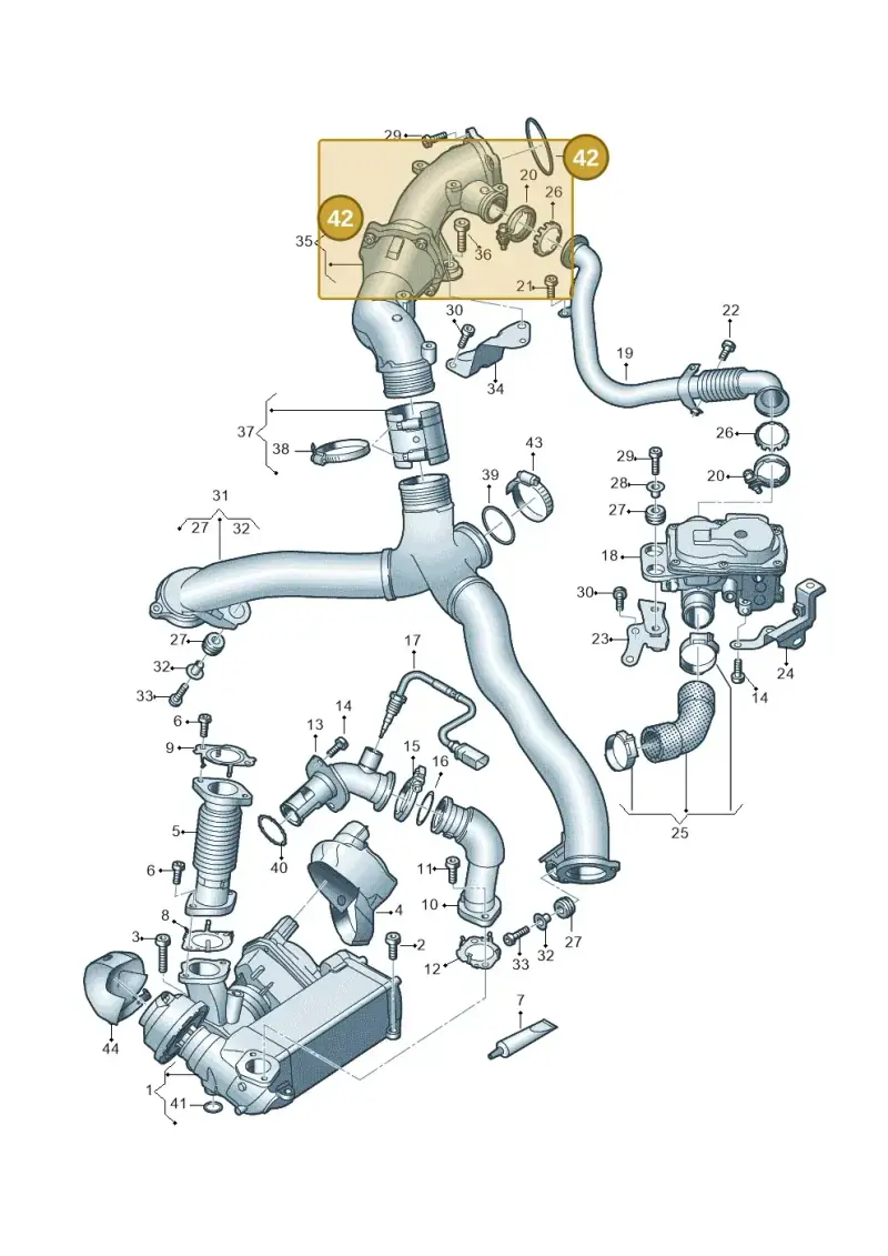 057145818A — Audi Q8 Quattro 3,0 (2018-) diagram 859131350, position 42