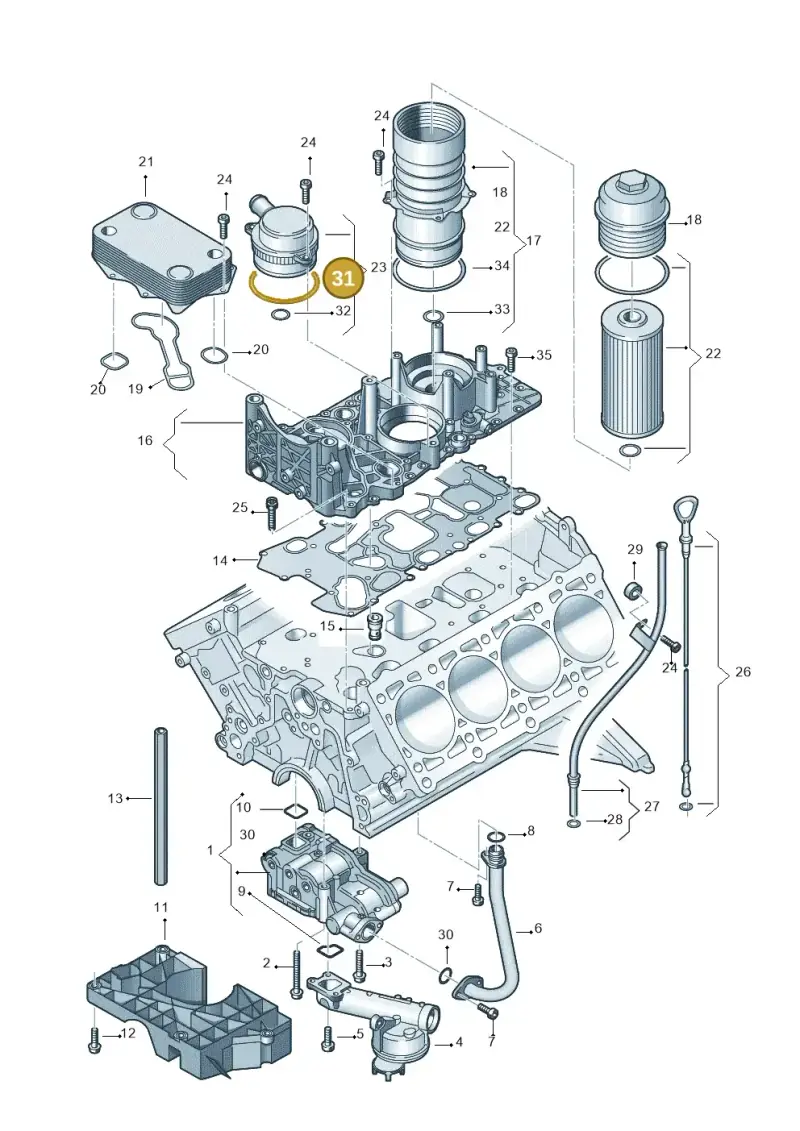 057198405B — Audi A8/S8/qu. lang    08> (2007-) diagram 291115700, position 31