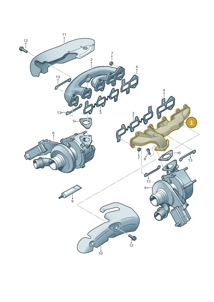 057253033AB — Audi A8/S8/qu. lang    08> (2007-) diagram 291253270, position 1