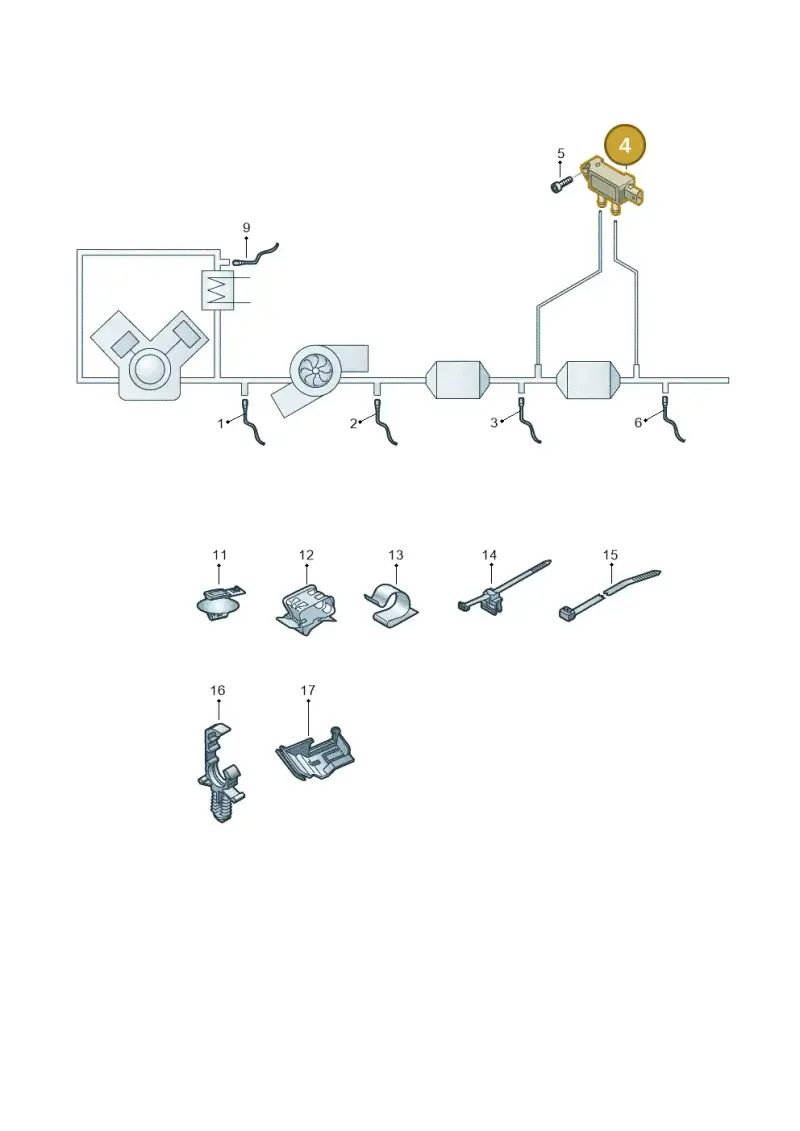 057906051F — Audi A6 2.0 (2018-) diagram 430906002, position 4