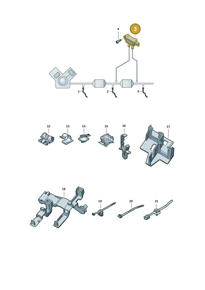 057906051F — Audi RS5 Sportback (2017-) diagram 847906004, position 3
