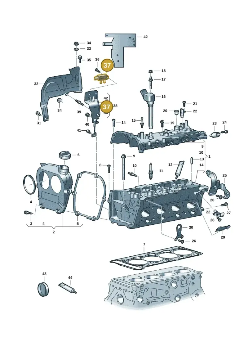 058906051J — Audi A3 Sportback (2019-2021) diagram 596103034, position 37