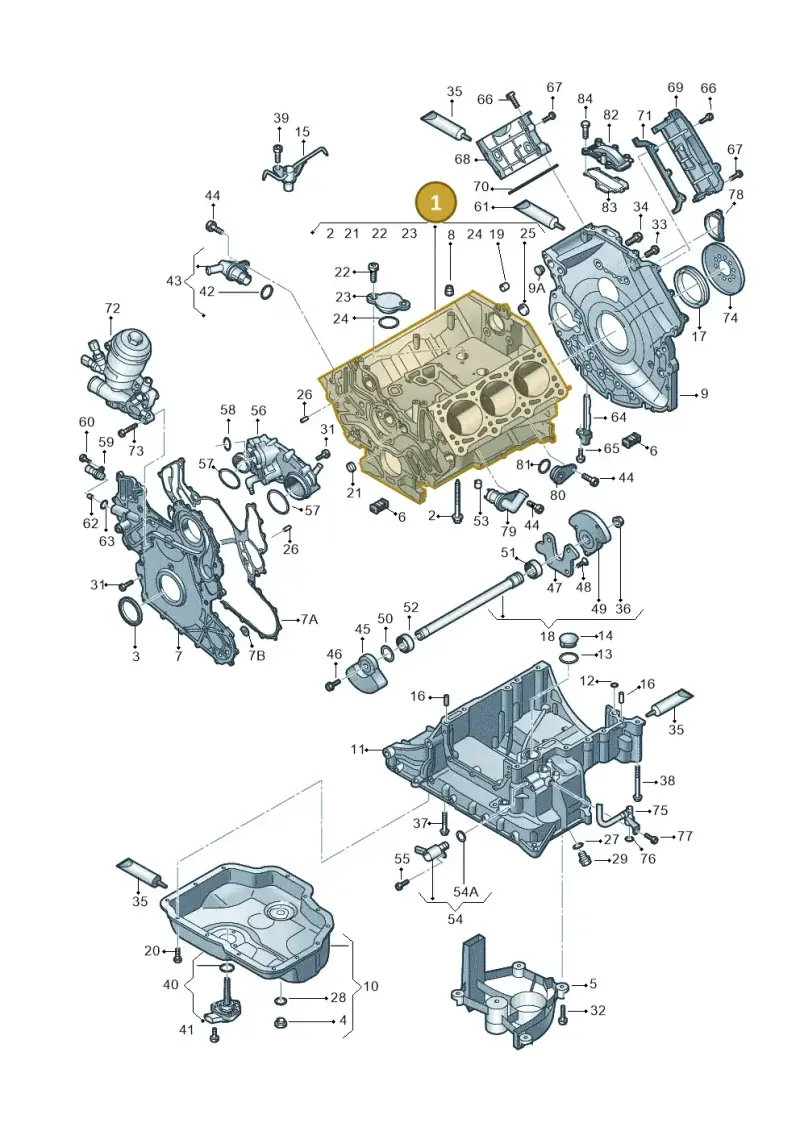 059103011JG — Audi Q7 (2015-2025) diagram 798103540, position 1