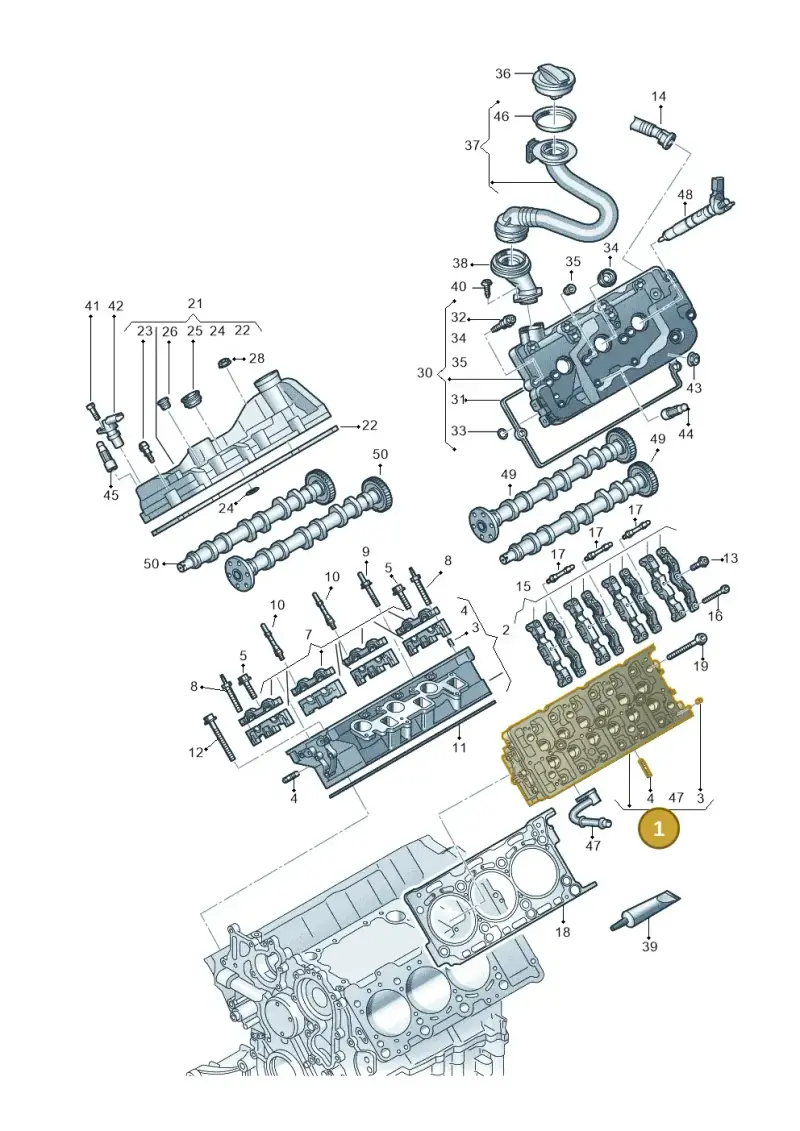 059103063MK — Audi Q8 (2018-2025) diagram 429103580, position 1