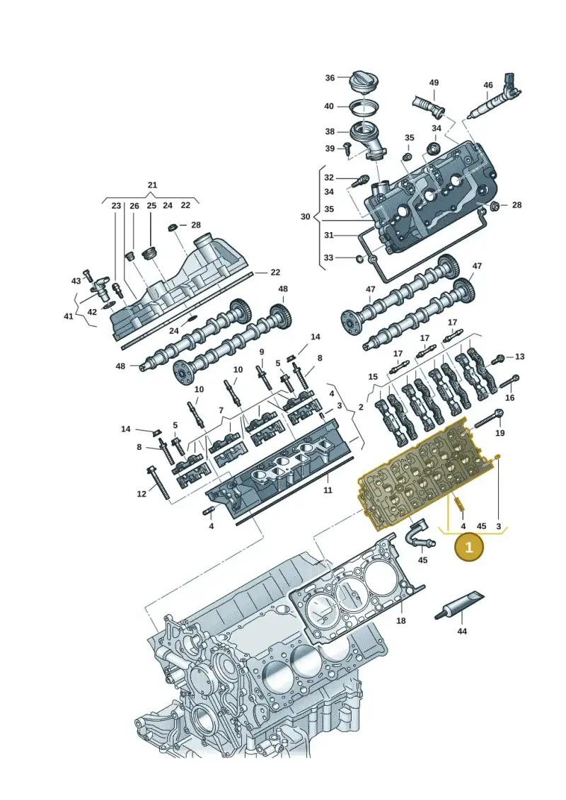 059103063MM — Audi A6 (2018-2025) diagram 897103059, position 1