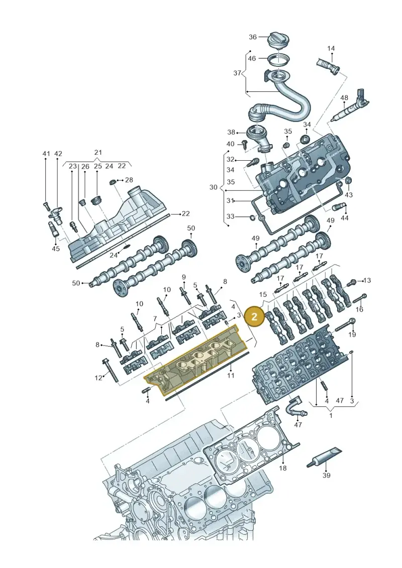 059103064MQ — Audi Q8 (2018-2025) diagram 429103580, position 2