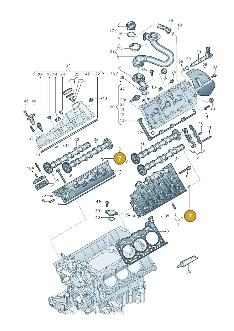059103139A — Audi A5 Sportback (2016-2020) diagram 859103550, position 7